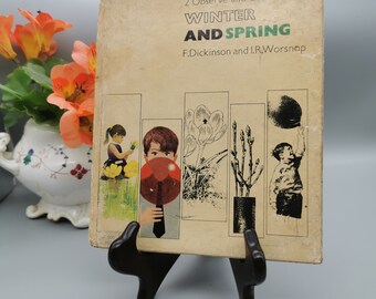 Rare children's educational book. Science and activities. Winter and Spring 1968