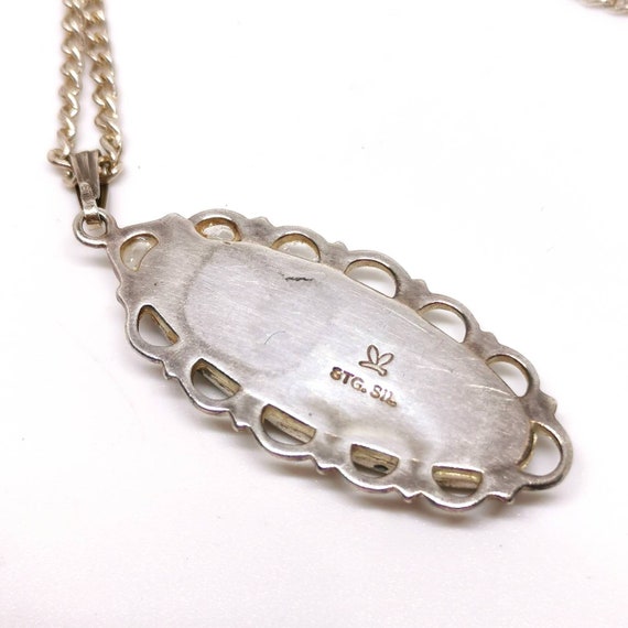 ATAASHA abalone shell pendant necklace. Sterling … - image 3