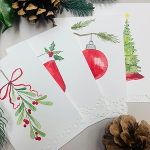 Hand Painted Christmas Cards