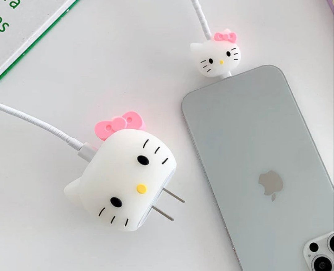 Hello Kitty Charger / Cable Protector Etsy