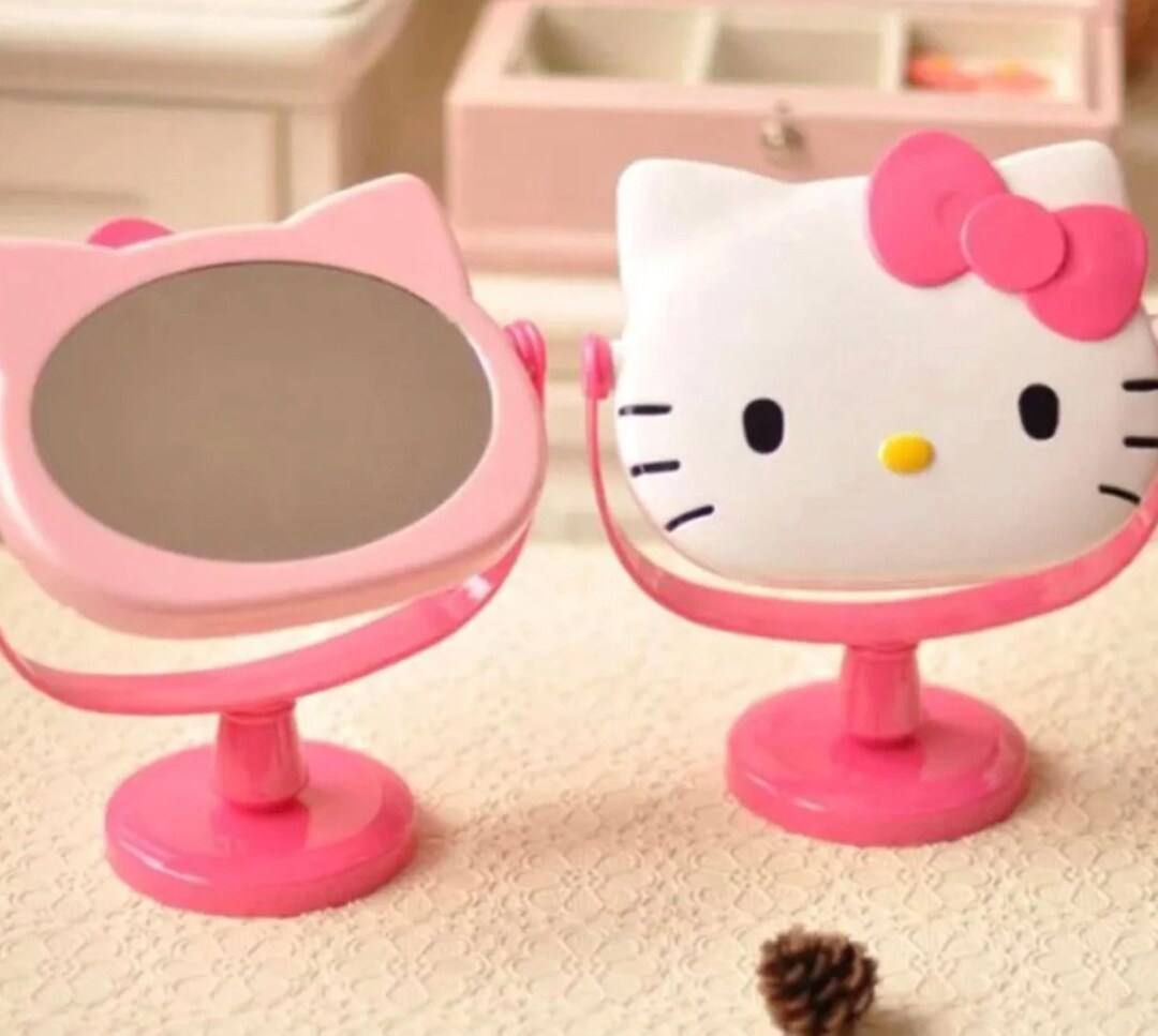 Hello Kitty Vanity Mirror Sanrio Vanity Mirror Make up Etsy