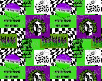 Seamless files- Halloween seamless- spooky seamless- cartoon seamless- it’s showtime