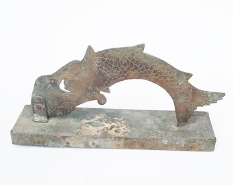 Antique Vintage Brass Vegetable Slicer and Cutter form 1940s with Hand Engraving, antique slicer, vintage collectible