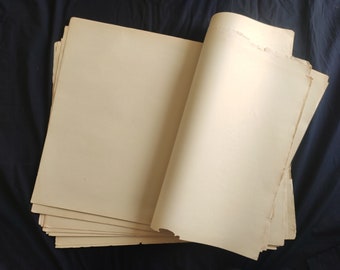 Lot of 10 pcs old paper ( OP330 ),  indian vintage paper, hand made old vintage indian paper, black aged paper for making painting, drawing