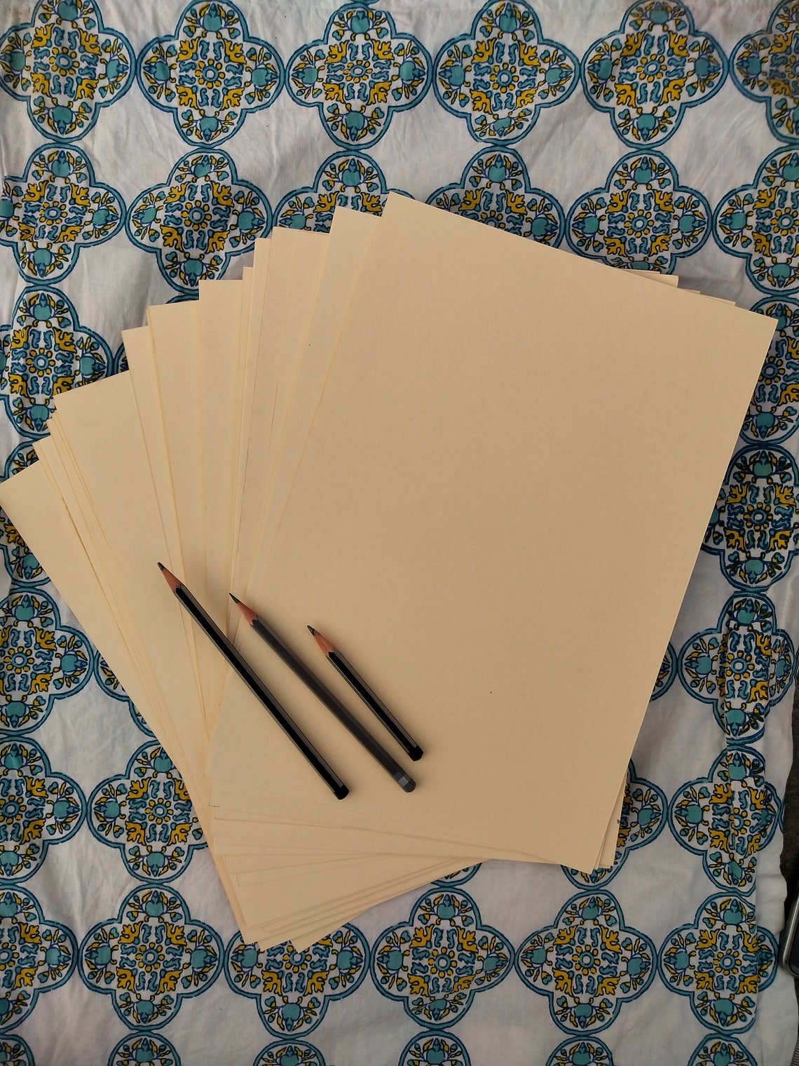 Set of 10 Old Vintage Thick Paper 320 GSM Black Paper Etsy