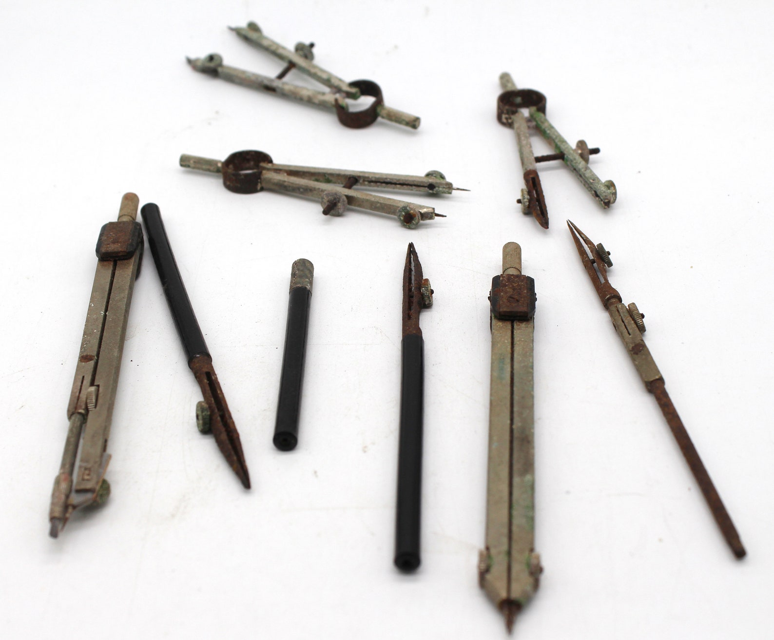 Old Vintage Geometry Box From 1960s School Geometry Ser Etsy