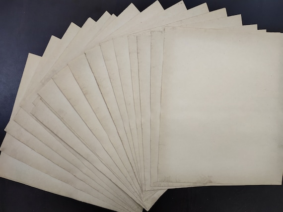 10 Pcs of Old Paper,indian Vintage Paper, OP607 Old Indian Paper