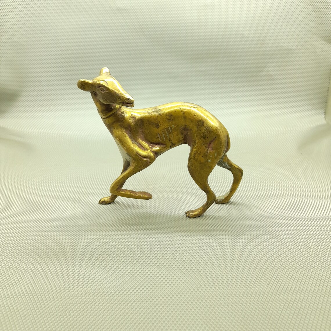 Antique Indian Hound Dog Vintage Brass Statue of From 1950s / Etsy