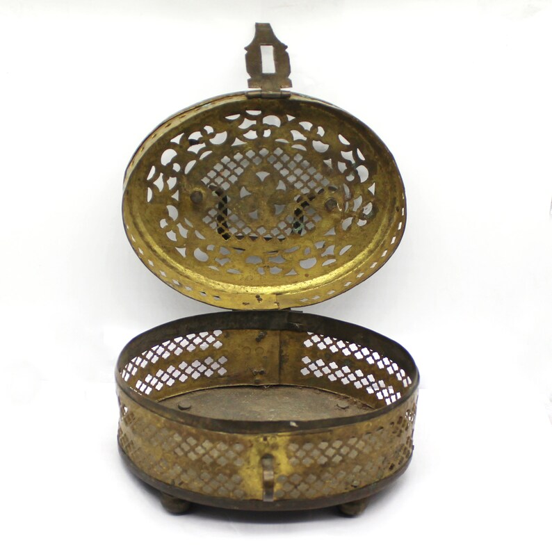 Vintage Indian Brass box paandan indian collectible item Etsy