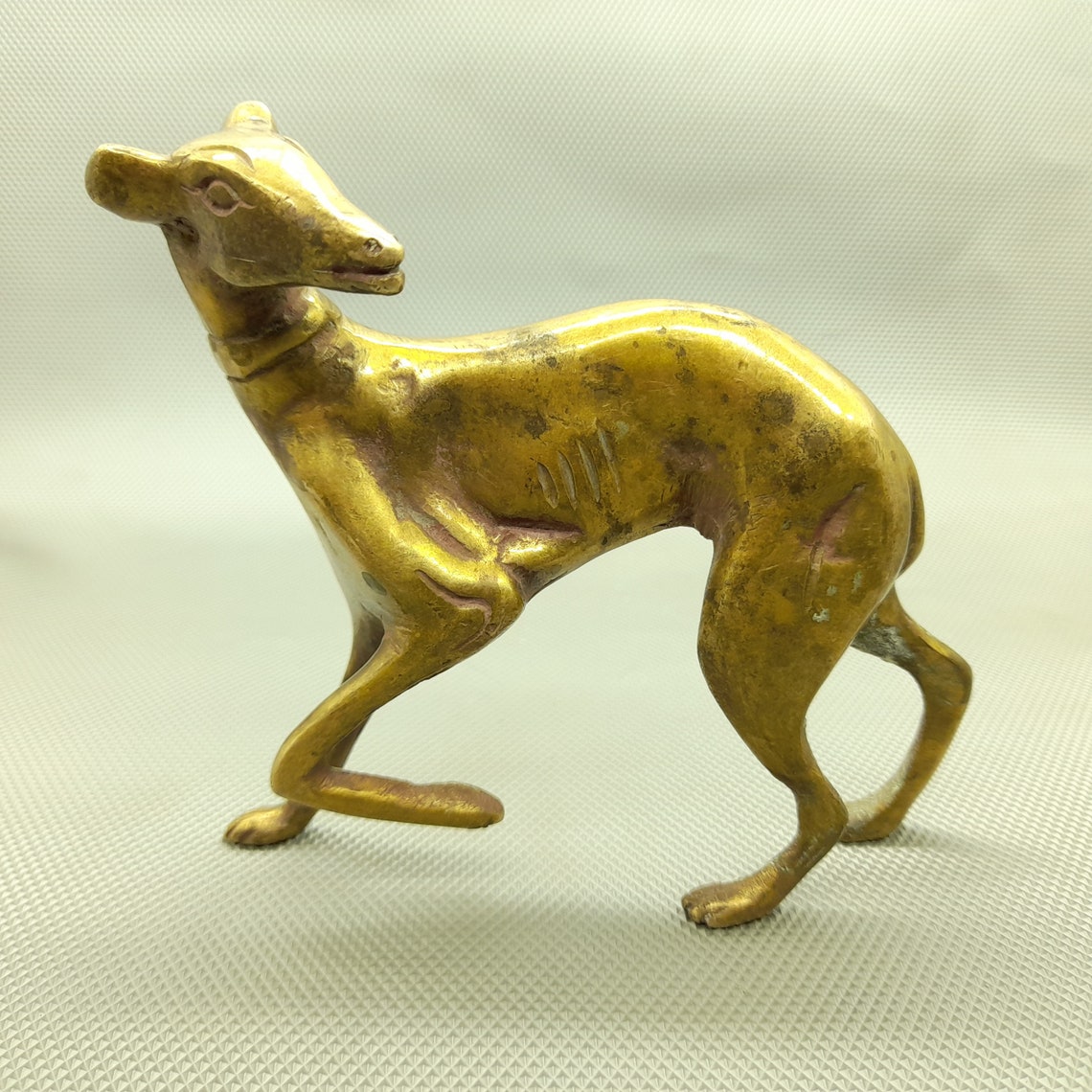 Antique Indian Hound Dog Vintage Brass Statue of From 1950s / Etsy