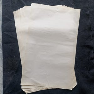 Lotto di 10 fogli di carta vecchia carta indiana (OP411) carta vintage carta antica fatta a mano vecchia carta indiana semplice carta invecchiata