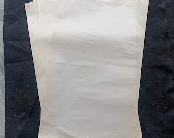 Lot of 10 paper old paper  indian paper  ( OP411 )vintage paper  antique paper  hand made old indian paper plain blanK aged paper
