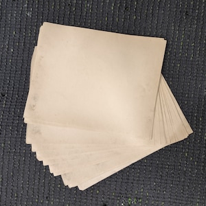 Lot van 10 pcs Oud Papier,( OP603)Indian Vintage Paper, Oud Indisch papier, blankAged papier voor het maken van schilderen, tekenen, papier voor kunstenaar