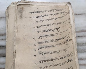 10 pages old paper,( OPW419 ) indian paper vintage paper, antique paper