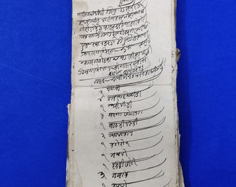 10 pages indian old paper ( OPW401 ) indian paper vintage paper, antique paper, vintage hand made old indian paper, hand writeen paper