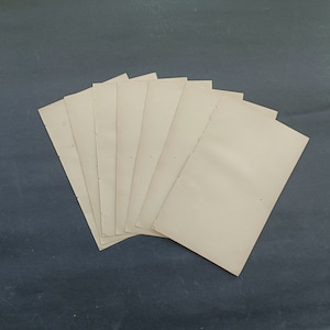 Juego de papeles en blanco de 100 gsm hechos a mano indios vintage de 10 papeles para dibujar y dibujar de la década de 1970 / papeles en blanco vintage