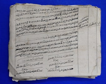 Lot of 10 pages old paper, indian paper vintage paper, antique paper, vintage ephimera,  old indian paper, hand writeen & hand made  paper