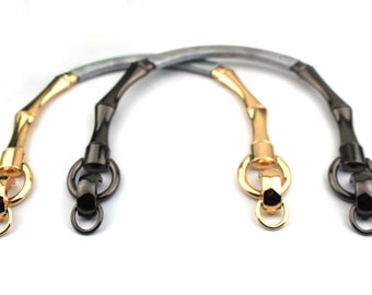 2pcs Arch Strap Handles 6 3/4 Inches 170mm Metal Purse Bag Handbag Making Parts Replacement Hardware Gold Gunmetal Black Wholesale Available