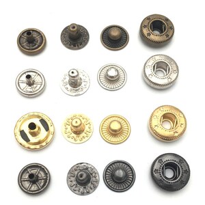 Premium Quality Standard Spring Snap Fastener Multiple Colors and