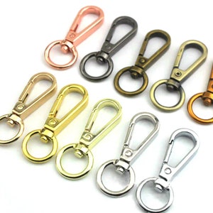 4x Lanyard Hooks Lobster Clasps Clips for 20mm Bronze 