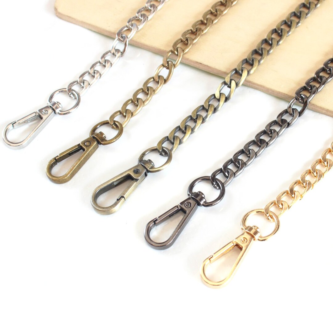 1pc Crossbody Chain Strap 4ft 110cm Metal Purse Bag Handbag Making