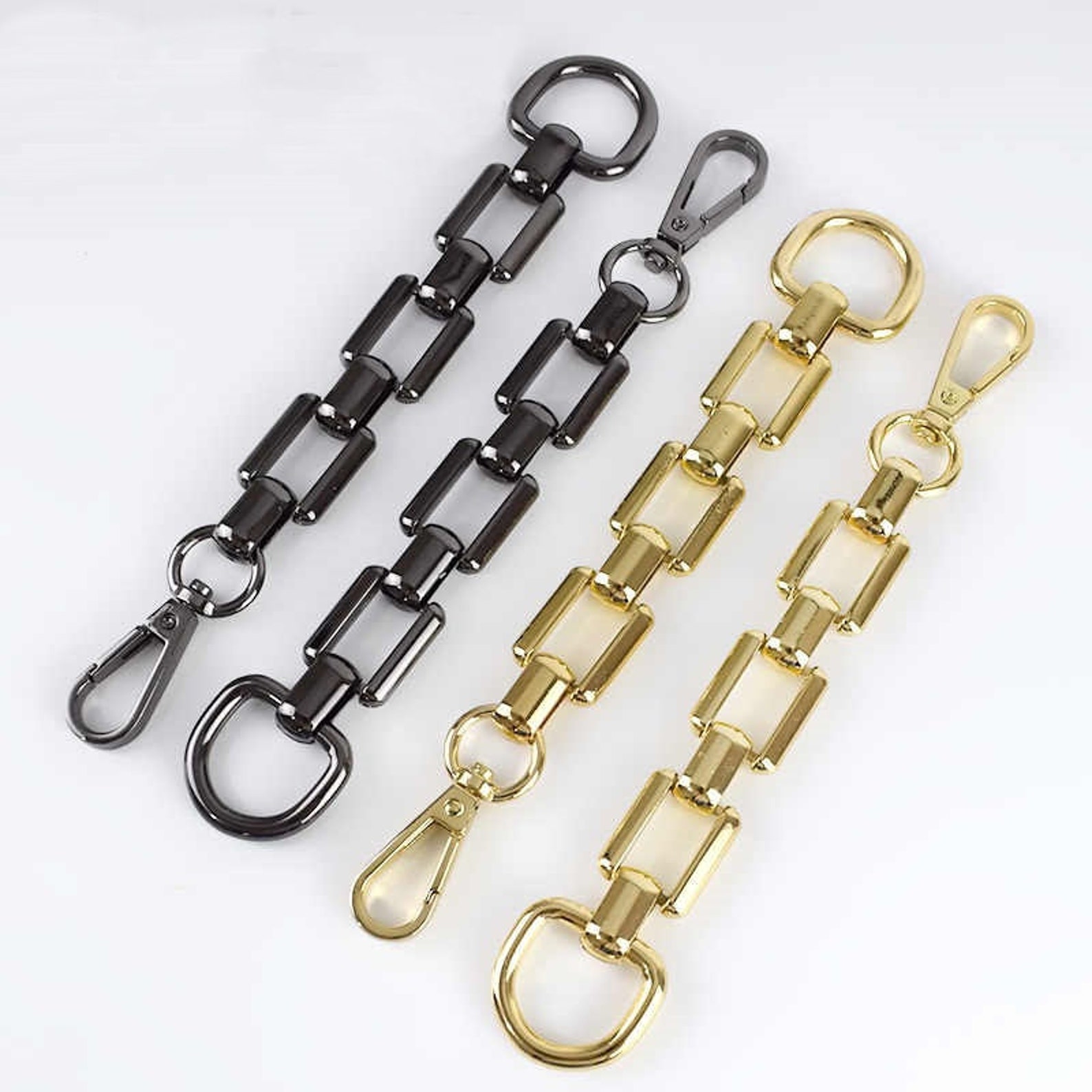 2pcs Chain Strap Handles Connector 3/4 Inches 20mm Metal Purse Etsy