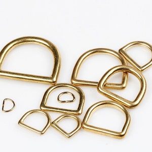 D-rings 1 3/4''45mm Gold/silver/black Metal Adjustable D Buckles D Loop D  Circles,connector D Rings for Bag/purse/leather Making Hardware. 