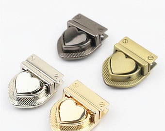 1pc Press Lock 1 3/8 Inch 36mm Thumb Catch Tongue Push Clasp Metal Purse Bag Handbag Parts Replacement Hardware Gold Wholesale Available