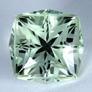 8.70 Cts Amazing Cushion Custom Cut Natural Green Amethyst (Prasiolite) Loose Gemstone