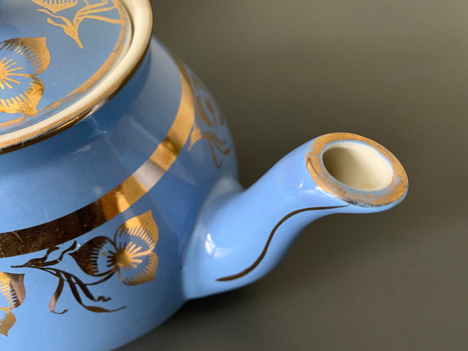 Vintage Hall Floral Teapot Etsy