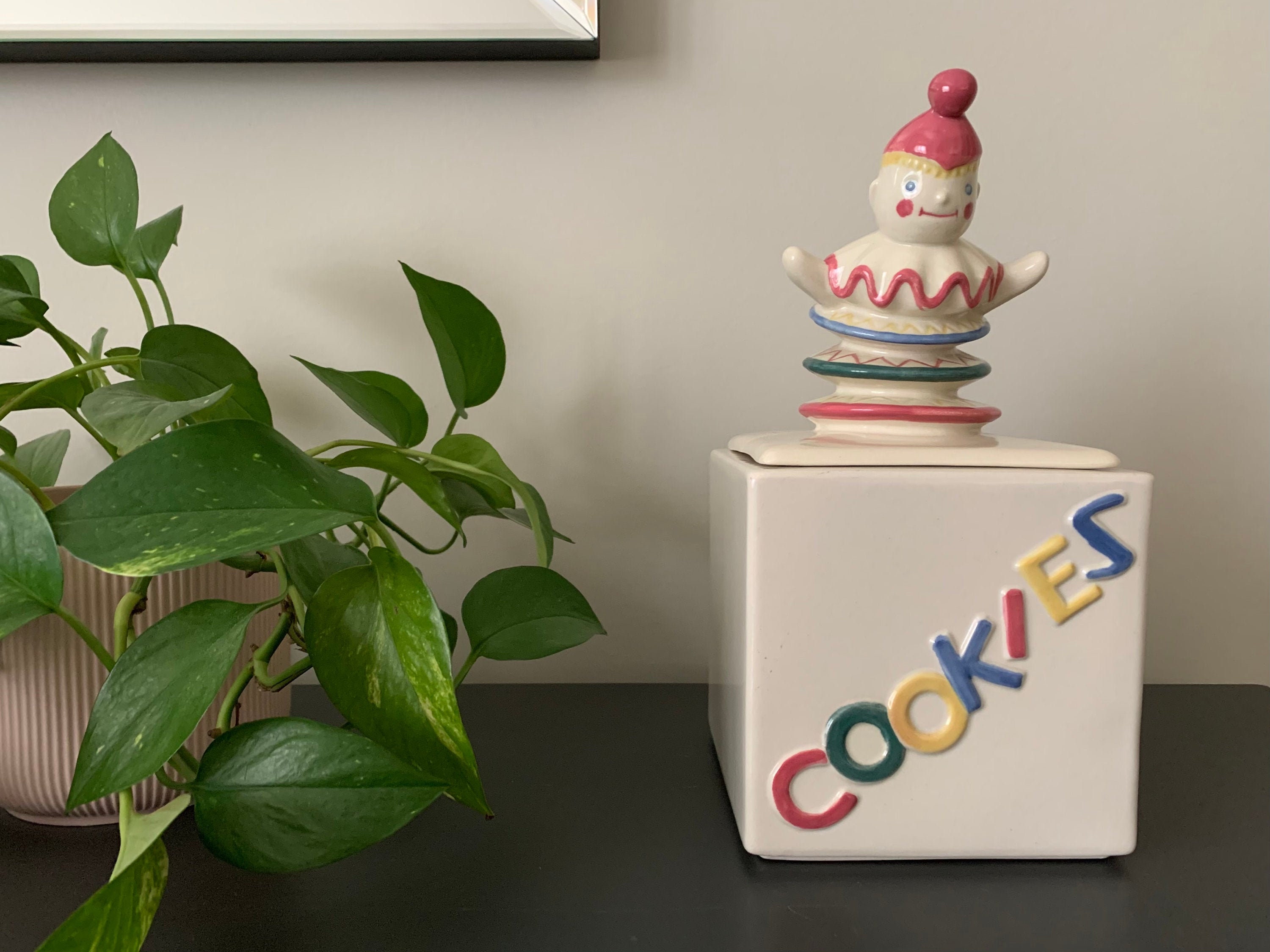 Abingdon Jack in the Box Cookie Jar 611 USA Etsy