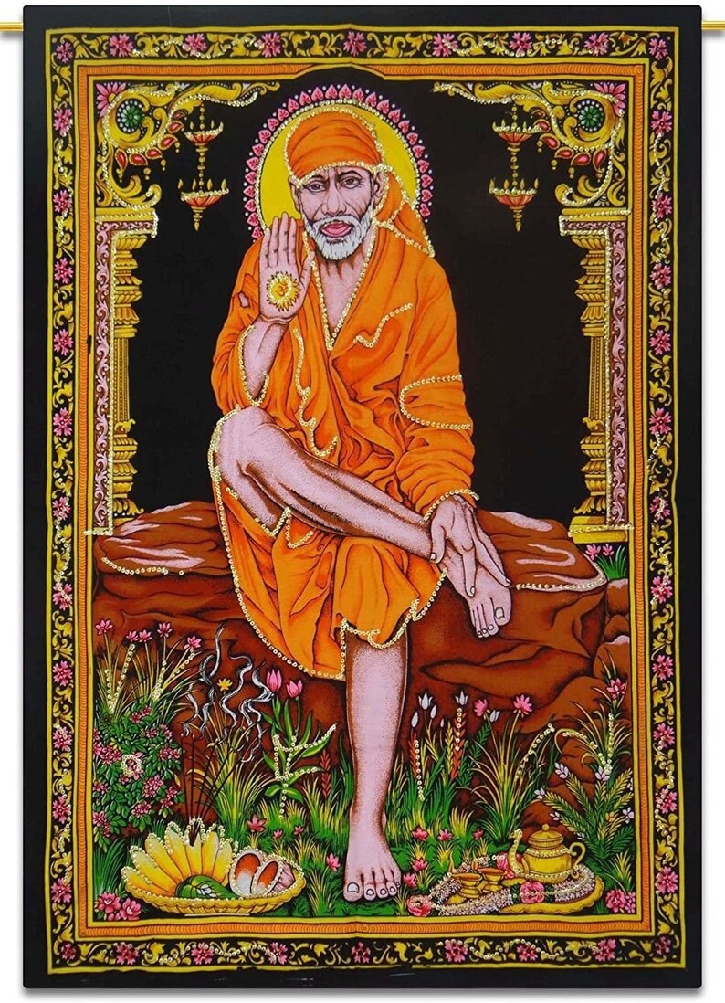 Beautiful Wall Hanging God/goddess Tapestry Hippie Decor Etsy