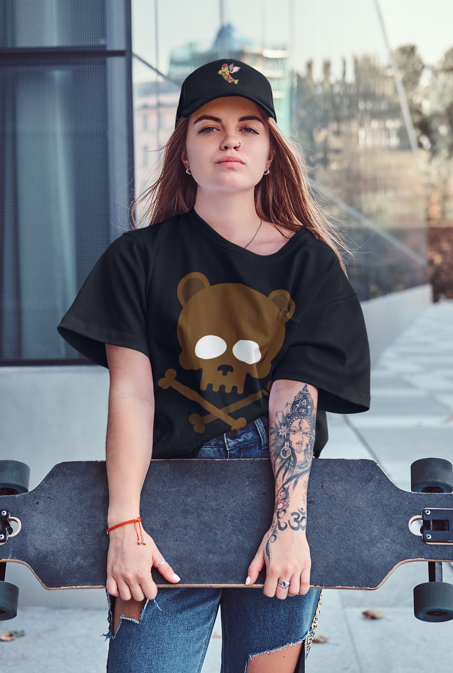 Teddy Bear Skull Shirt / Manga Shirt 