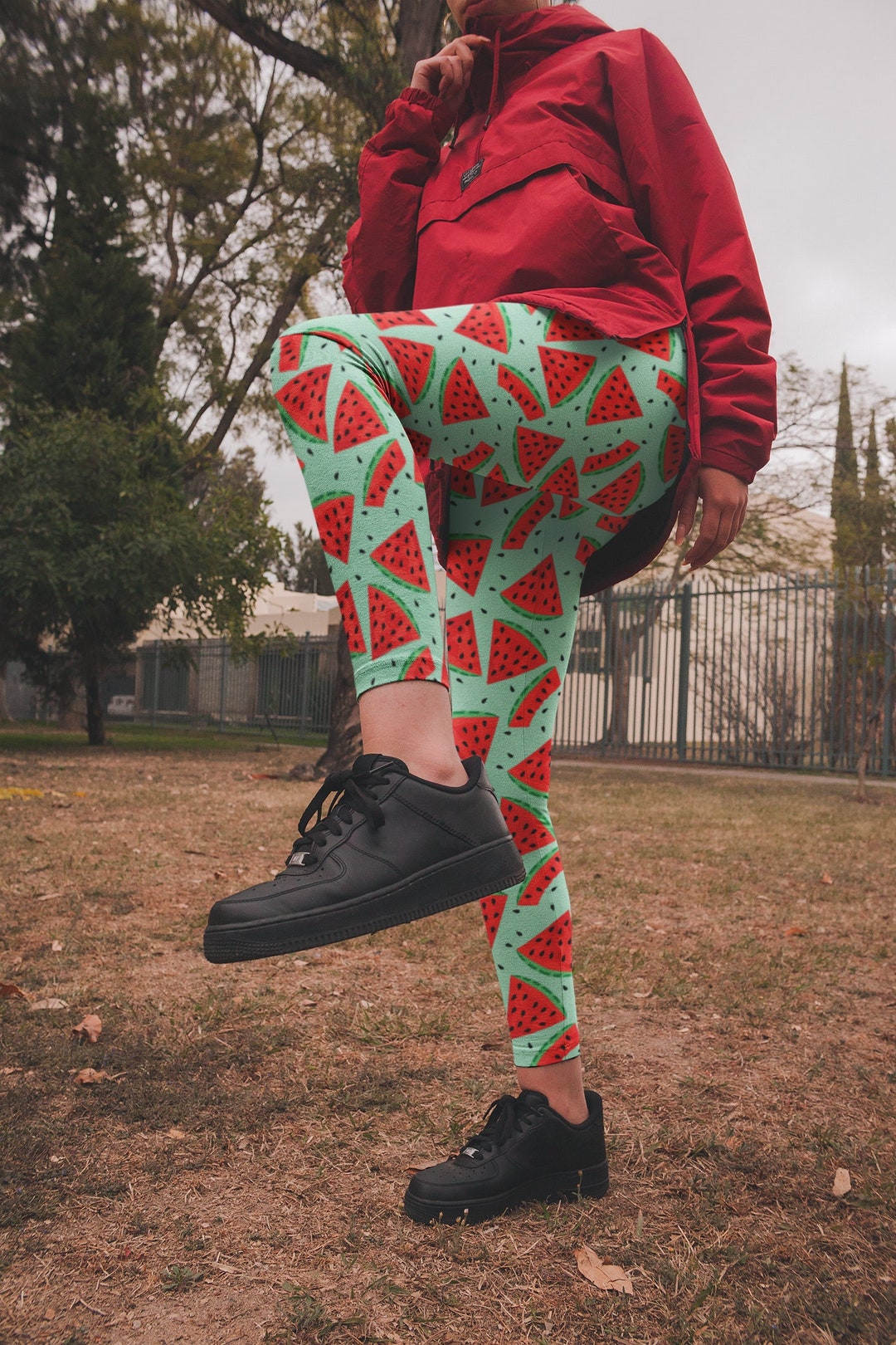 Watermelon Leggings, Fruit Leggings, Cute Leggings, Printed Leggings ...