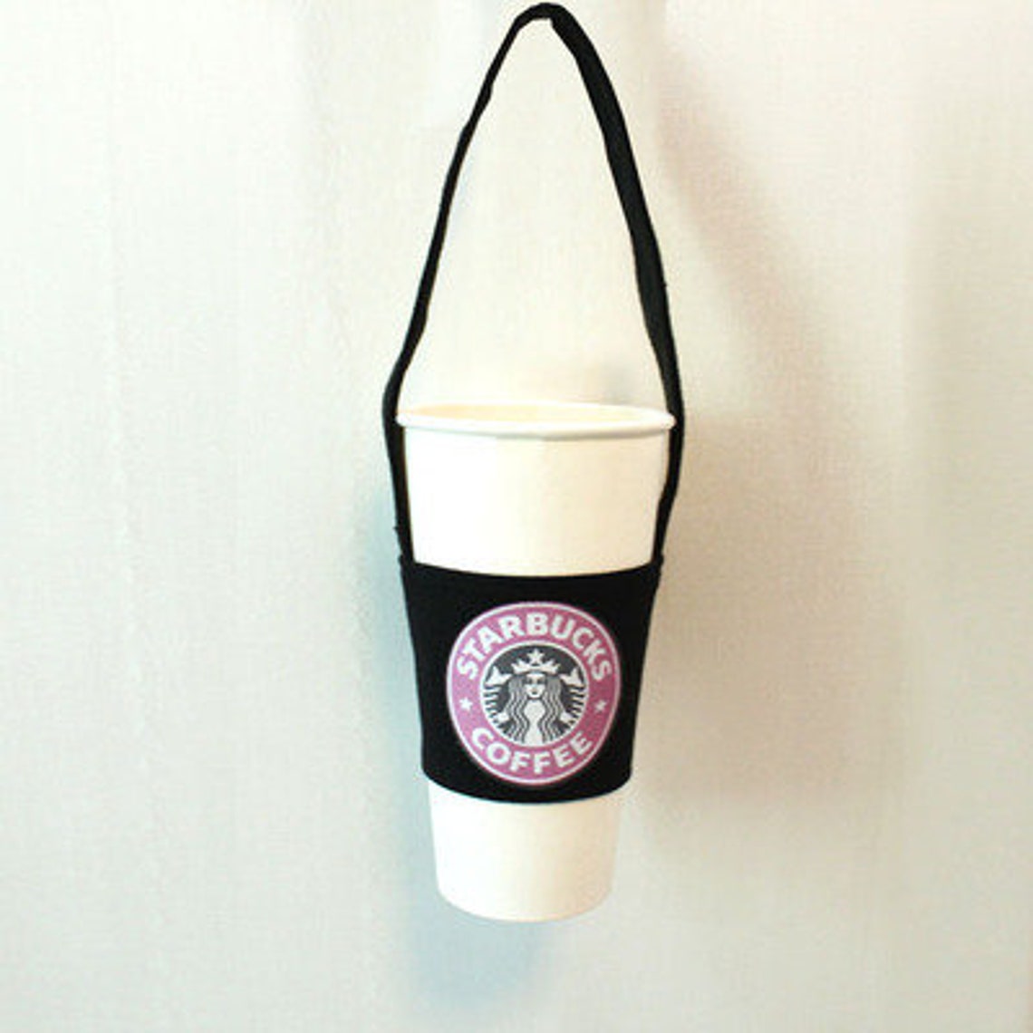 Vintage Starbucks Logo Minimalist Plain Boba Carrier Simple Etsy
