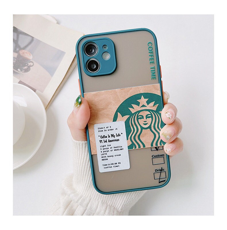 Logo Coffee Lover Funky Lovely Quirky Iphone Case Transparent Etsy