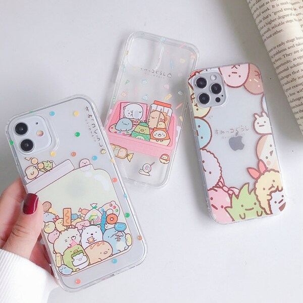 Japanese Cartoon iPhone case Transparent 6 6SP 7 8 7Plus 8Plus X XS XR XS Max i11 11Pro 11Pro 11 ProMax i12 12mini 12Pro Max 13 13pro max