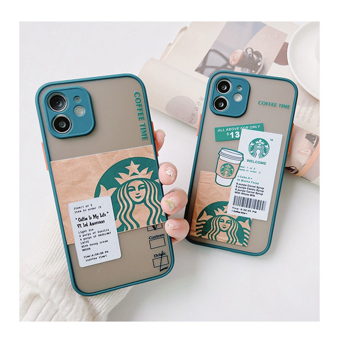 Logo Coffee Lover Funky Lovely Quirky Iphone Case Transparent Etsy