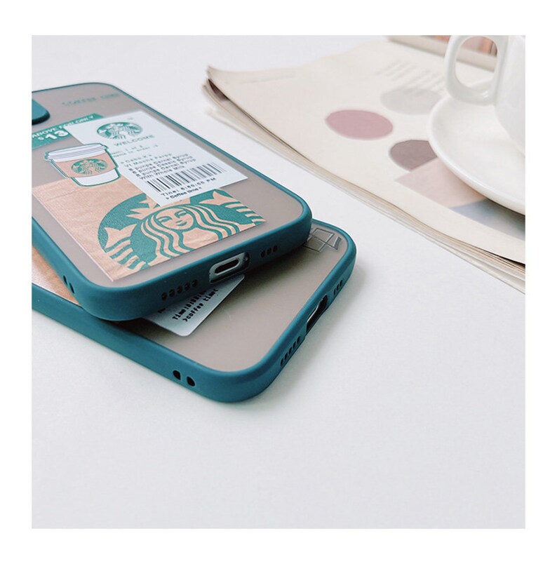 Logo Coffee Lover Funky Lovely Quirky Iphone Case Transparent Etsy