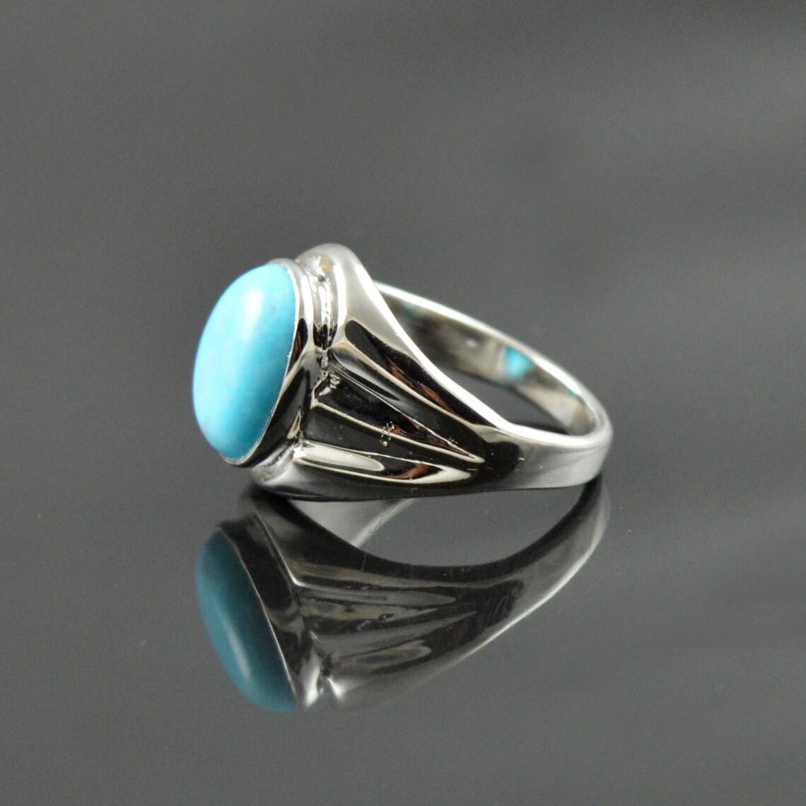 Turquoise Men's ring Handmade turquoise ring Gift for Etsy