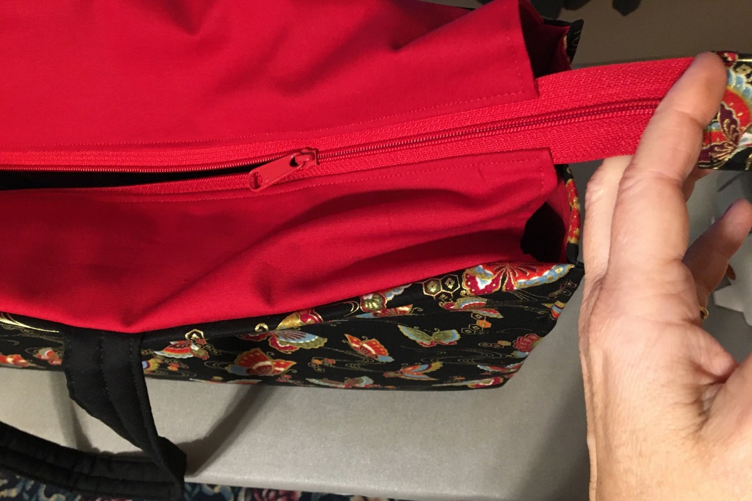 Add a Zipper to Your Tote - Etsy