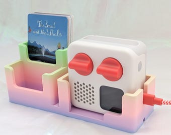 Yoto Mini Slimline Dock with Card Storage | Kids Audiobook Stand | Yoto Accessories | 3D Printed