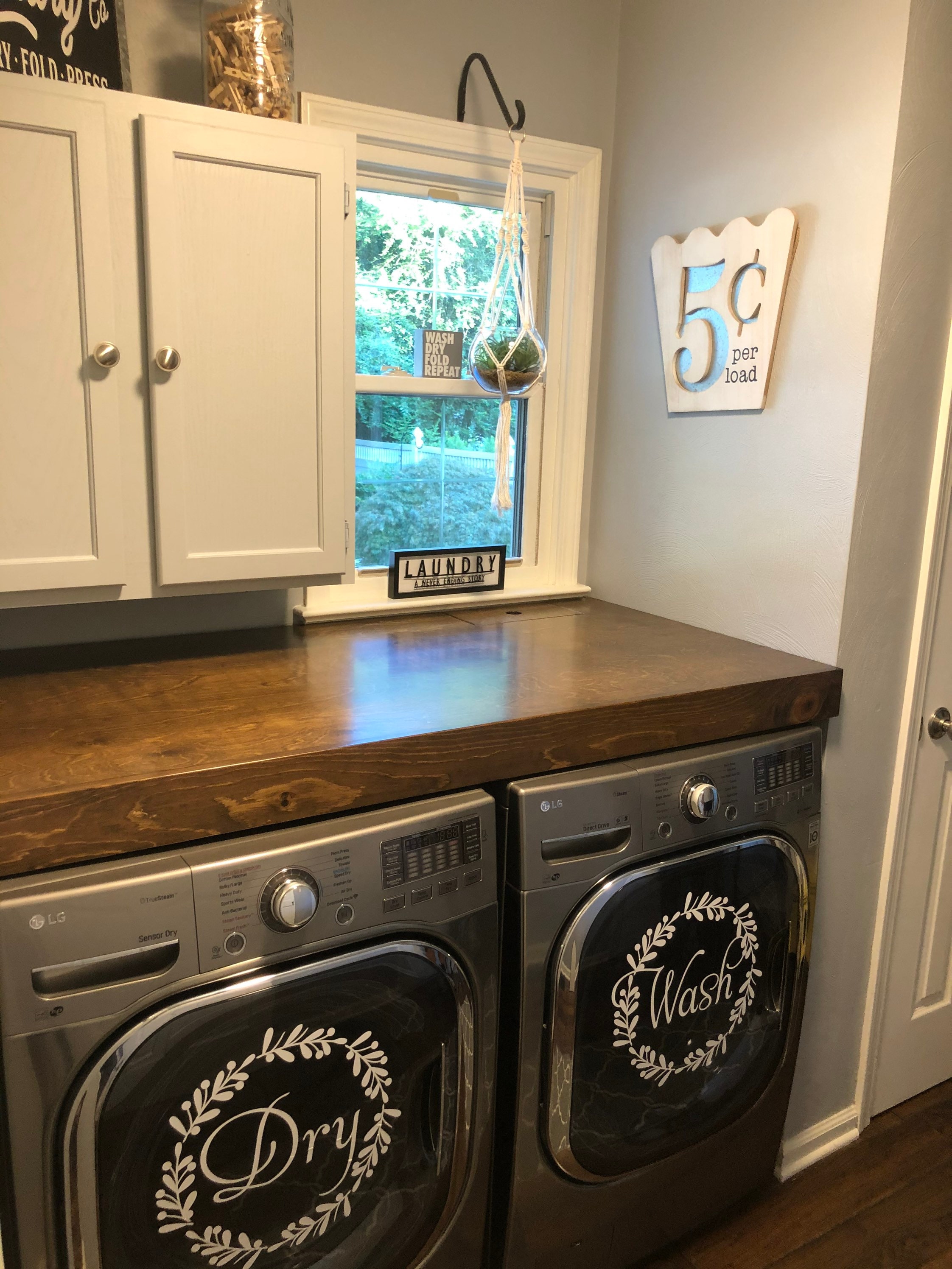 Washer / Dryer Countertop 3 1/2 Thick Etsy