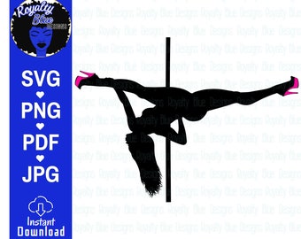 POLE DANCING 2 | pynk dancer, thick stripper, twerking, twerk girl, celebrate partying, p valley, Pink heels, svg png, digital download