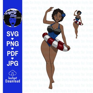Life Saver 3 | Thick Thighs Will Save Lives, Woman, Pretty Lady Lifeguard, With Float, Summer Time, Swimsuit, Beach svg, instant download