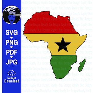 GHANA AFRICA, Flag, Continent, West African Nation, Mother Land, Black Roots, Ghanaian, Afrocentric, Red Yellow Green, Cultural, svg, png