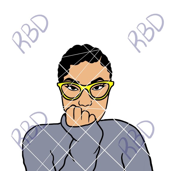Aj Finger Waves Png Pdf Svg Natural Short Hair Woman Etsy