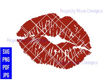 KISSES RUBY RED, svg, png, pdf, jpg, digital download