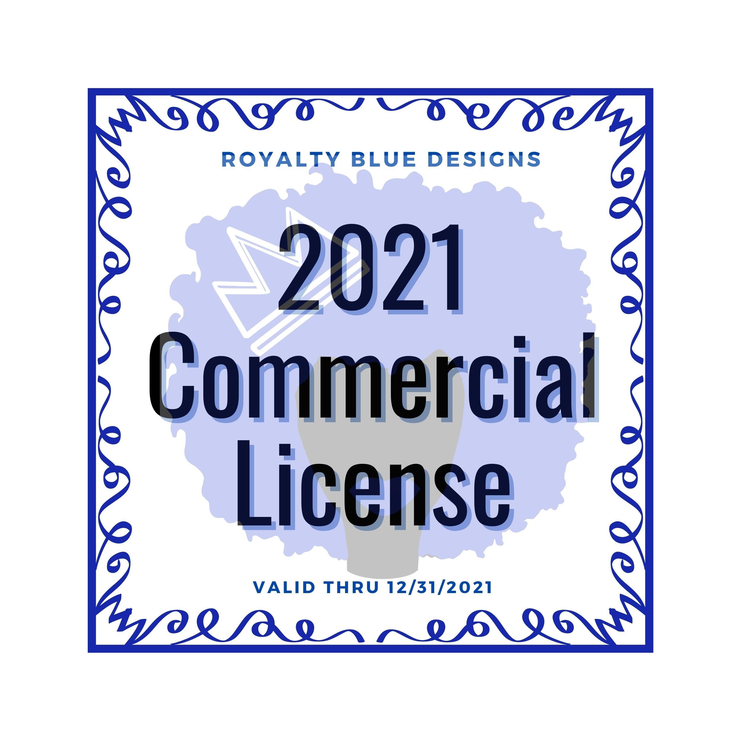 Single Product Commercial Use License No Credit Required