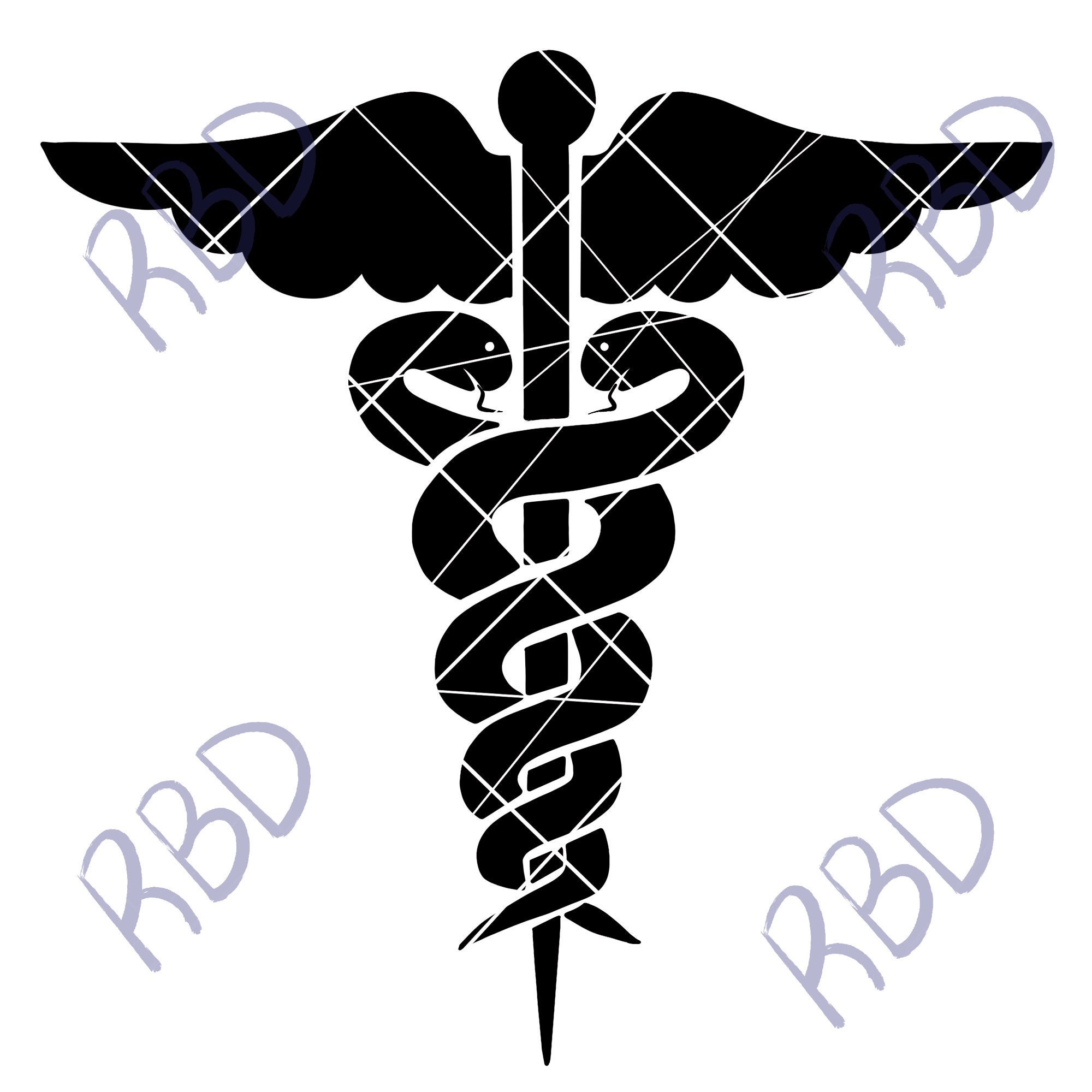 Medical Symbol Metal Design Stamp by Font Fixation